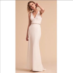 Anthropologie x BHLDN Jones Dress Ivory